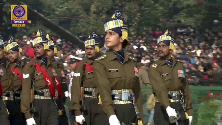 Contingent Led by Captain Tanya Shergil I 71st Republic Day Parade 26th January 2020